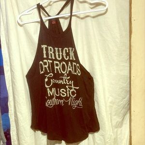 Country gal sleeveless top